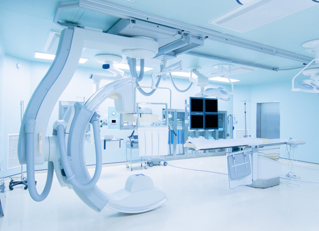 Hospital cardiac catheterisation laboratory